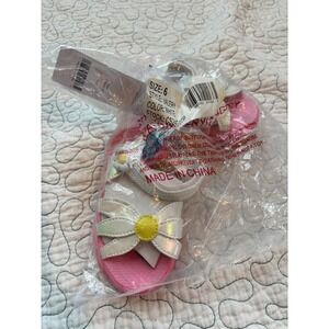 Carter's Valery Girls White Pink Light Up Sandals Toddler Size 6 Light up